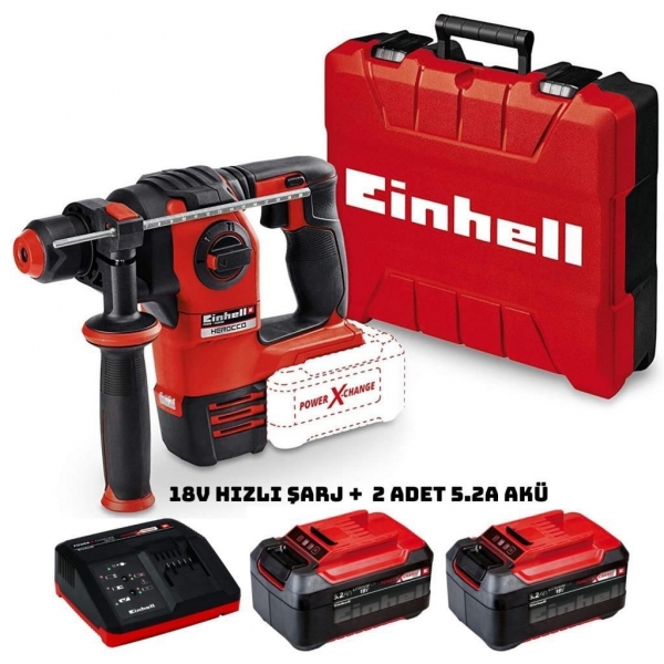 Einhell HEROCCO (2x5.2Ah) Akülü Kırıcı (2 Akülü / 5.2 Ah)