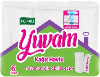 Komili Yuvam Kağıt Havlu 6 Rulo