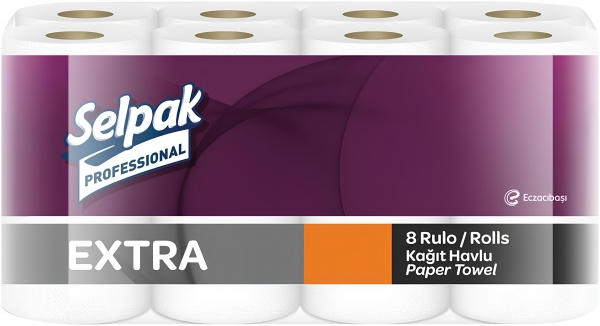 Selpak Professional Extra Kağıt Havlu 8 Rulo