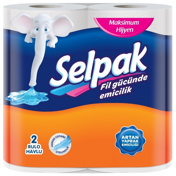 Selpak Kağıt Havlu 2 Rulo (2 Rulo)