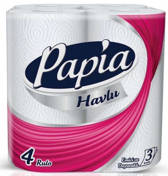 Papia Kağıt Havlu 4 Rulo