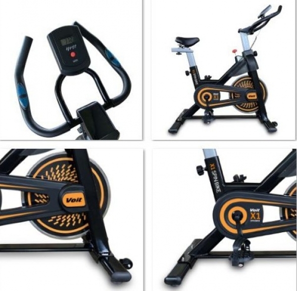 Voit X1 Spinbike Siyah Dikey Bisiklet