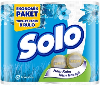Solo Tuvalet Kağıdı 8 Rulo
