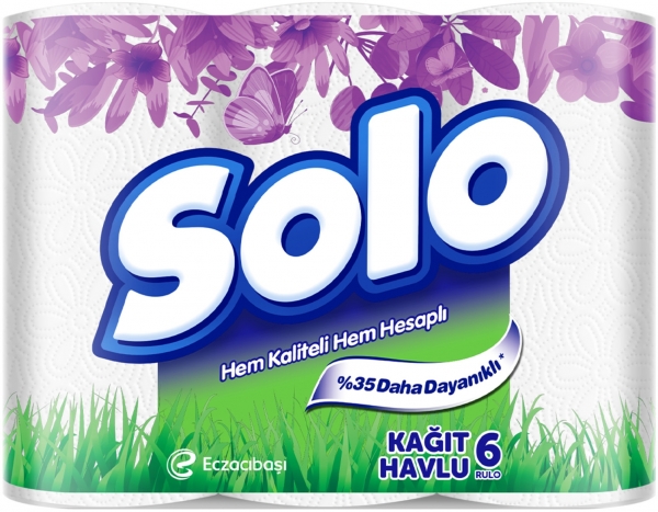 Solo Kağıt Havlu 6 Rulo (6 Rulo)