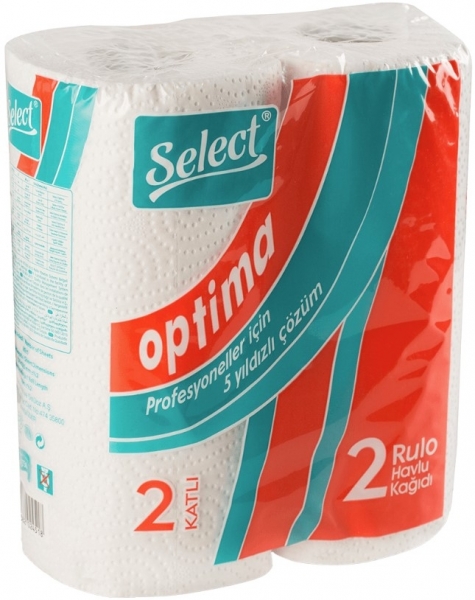 Select Optima Kağıt Havlu 2 Rulo