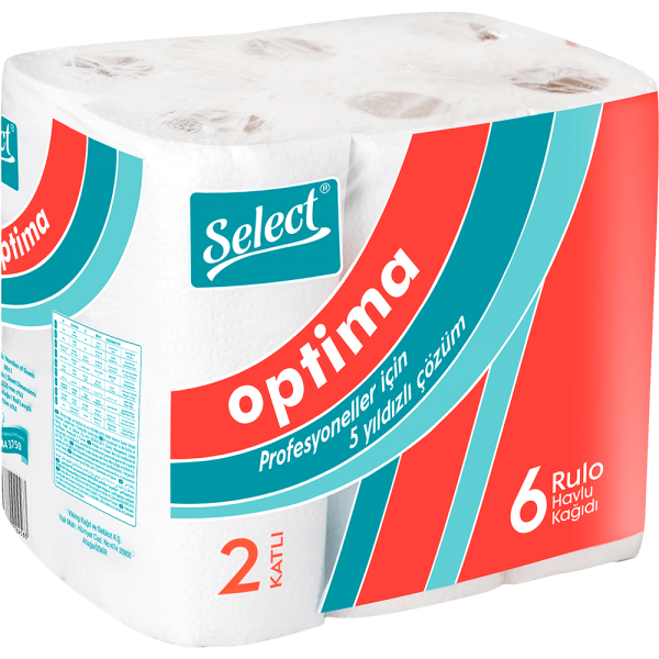 Select Optima Kağıt Havlu 6 Rulo