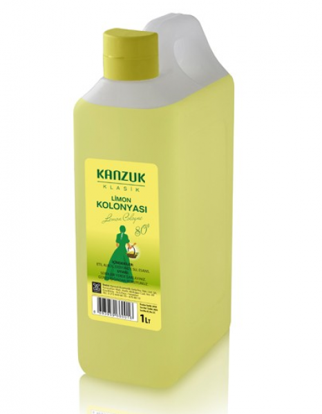 Kanzuk Limon Kolonyası Bidon 1 lt (1 litre / Bidon)