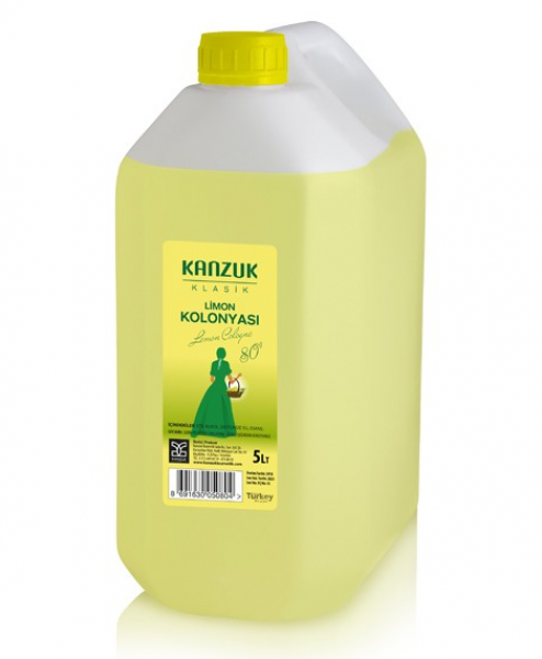 Kanzuk Limon Kolonyası Bidon 5 lt (5 litre / Bidon)