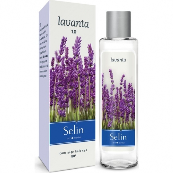 Selin Lavanta Kolonyası Cam Şişe 180 ml (Cam Şişe / 180 ml)