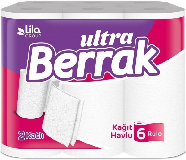 Berrak Kağıt Havlu 6 Rulo (6 Rulo)