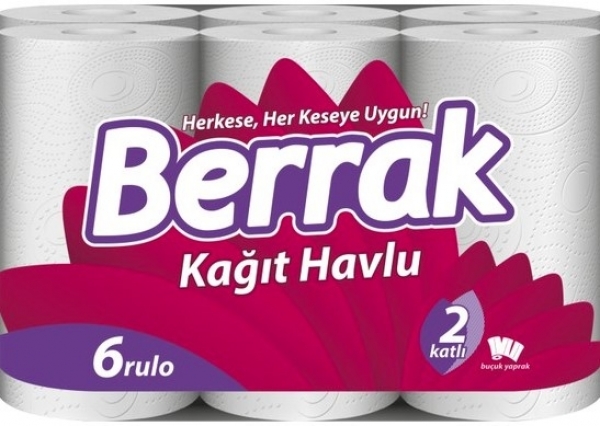 Berrak Kağıt Havlu 6 Rulo (6 Rulo)