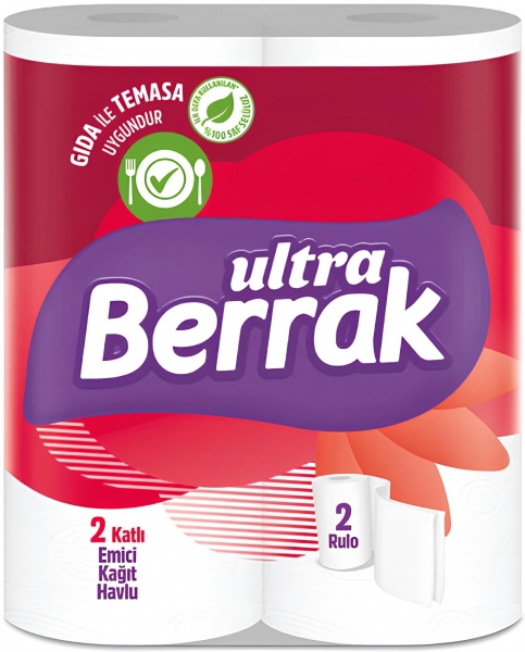 Berrak Kağıt Havlu 2 Rulo (2 Rulo)