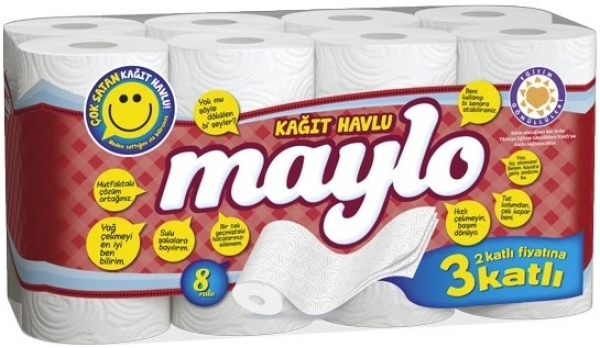 Maylo Kağıt Havlu 8 Rulo