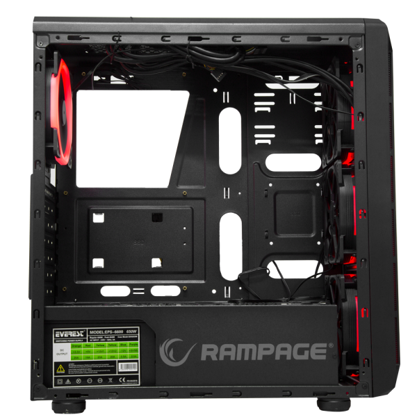 Rampage Shadow HD Audio 600W Bilgisayar Kasası