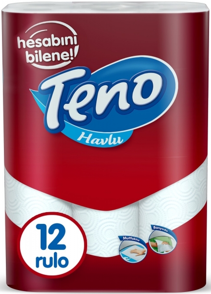 Teno Kağıt Havlu 12 Rulo (12 Rulo)