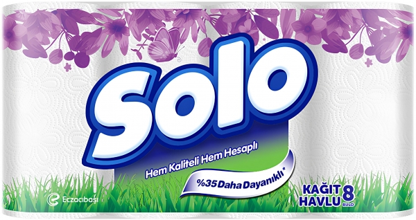 Solo Kağıt Havlu 8 Rulo (8 Rulo)