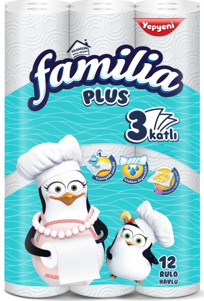 Familia Plus Kağıt Havlu 12 Rulo (12 Rulo)
