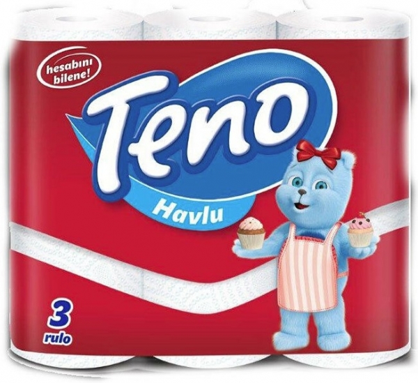 Teno Kağıt Havlu 3 Rulo (3 Rulo)