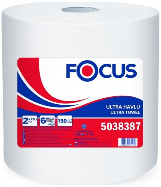 Focus Ultra Hareketli 150 mt Kağıt Havlu Dev Rulo