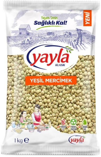 Yayla Yeşil Mercimek 1 kg (1 kg)