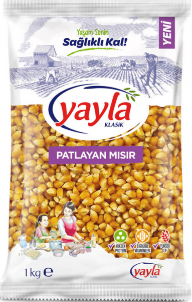 Yayla Patlayan Mısır 1 kg (1 kg)