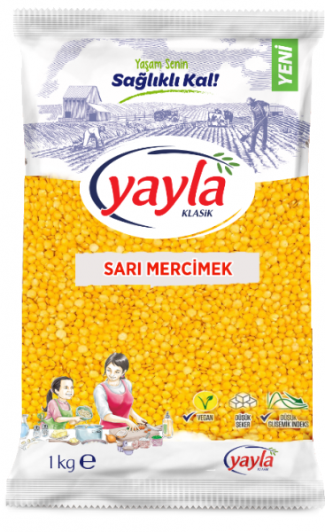 Yayla Sarı Mercimek 1 kg (1 kg)