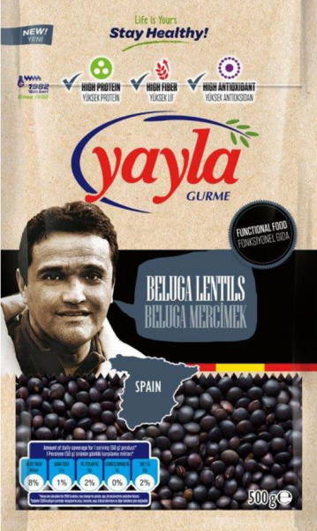 Yayla Gurme Beluga Mercimek 500 gr (500 g)
