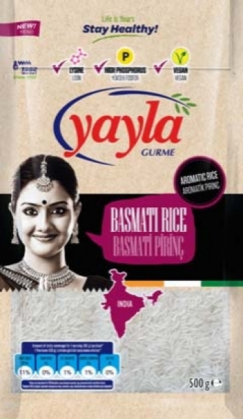 Yayla Gurme Basmati Pirinç 500 gr (500 g)