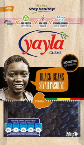 Yayla Gurme Siyah Fasulye 500 gr