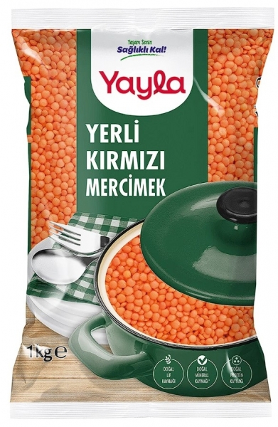 Yayla Yerli Kırmızı Mercimek 1 kg (1 kg)