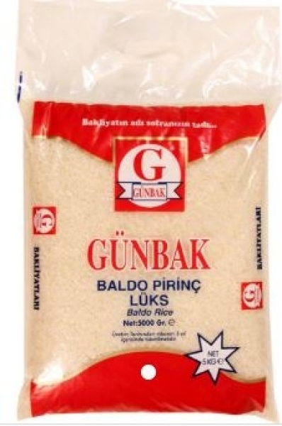 Günbak Lüks Baldo Pirinç 5 kg (5 kg)