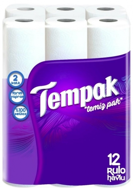 Tempak Kağıt Havlu 12 Rulo