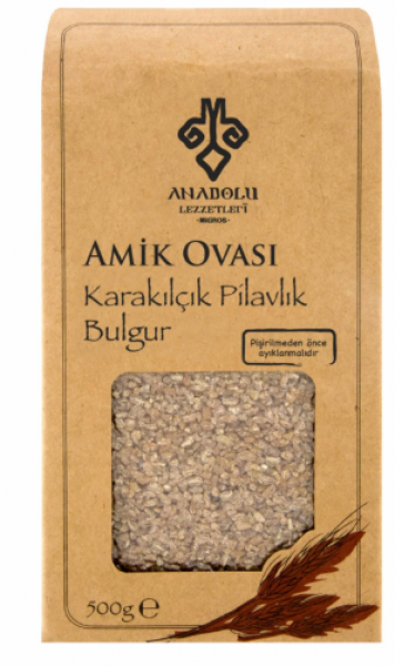 Anadolu Lezzetleri Amik Ovası Karakılçık Pilavlık Bulgur 500 gr