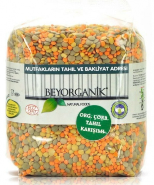 Beyorganik Organik Üçlü Mercimek 1 kg