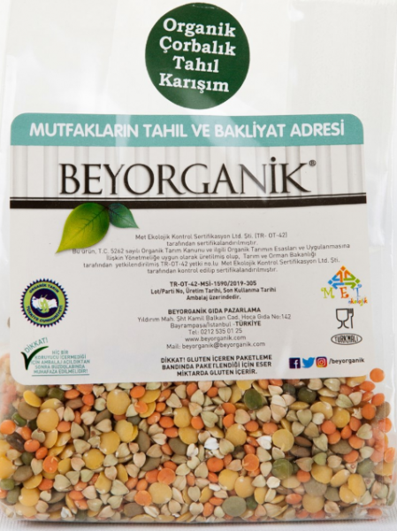 Beyorganik Organik Çorbalık Tahıl Karışımı Karabuğday 220 gr