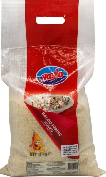 Yayla Gönen Baldo Pirinç 5 kg (5 kg)