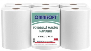 Omnisoft 21 cm Hareketli Kağıt Havlu 6 Rulo