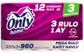 Only Home Kağıt Havlu 3 Büyük Rulo resim