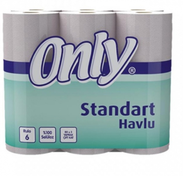 Only Standart Kağıt Havlu 6 Rulo
