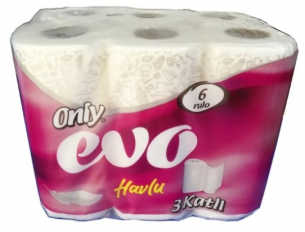 Only Evo Kağıt Havlu 6 Rulo