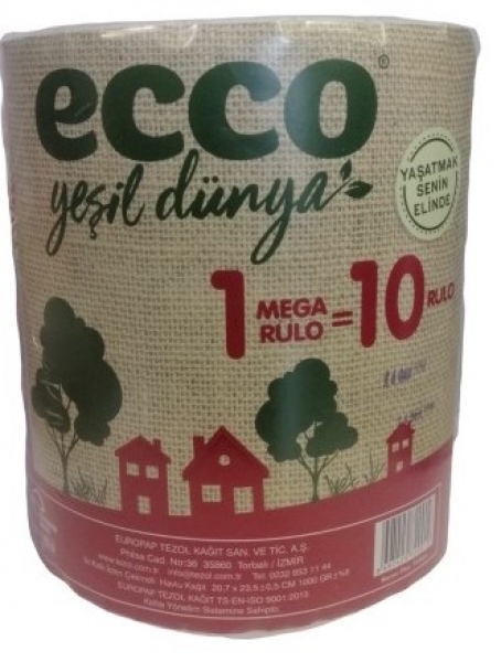 Ecco Yeşil Dünya Kağıt Havlu Dev Rulo