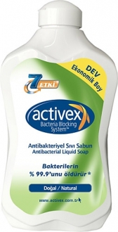 Activex Doğal Antibakteriyel Sıvı Sabun 1.5 lt