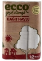 Ecco Yeşil Dünya Kağıt Havlu 12 Rulo resim