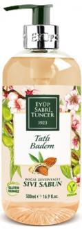 Eyüp Sabri Tuncer Doğal Zeytinyağlı Tatlı Badem Sıvı Sabun 500 ml