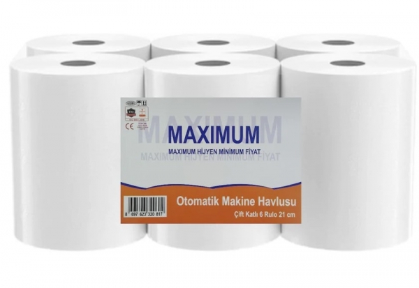 Maximum 21 cm Hareketli Kağıt Havlu 6 Rulo