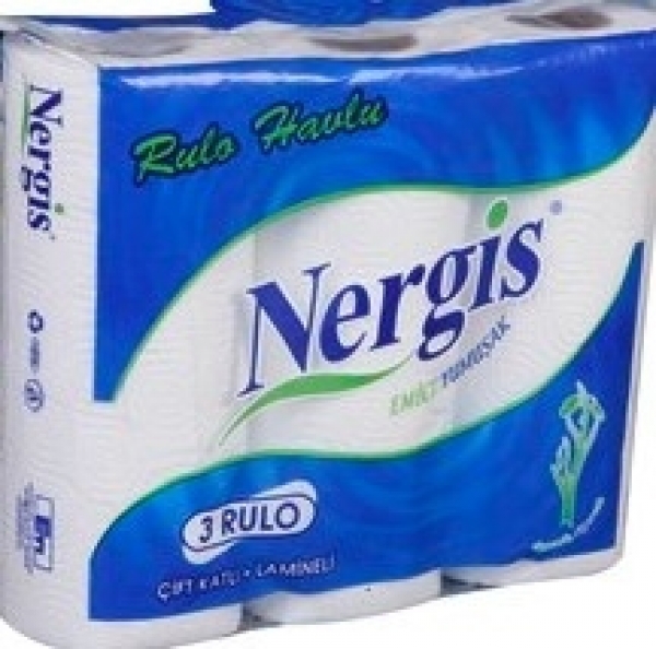 Nergis Kağıt Havlu 3 Rulo