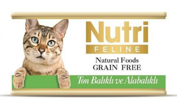 Nutri Feline Ton Ve Alabalıklı Tahılsız Yetişkin 85 gr Kedi Maması