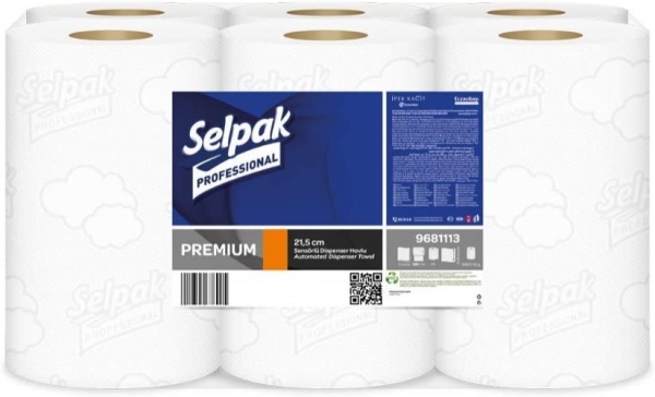 Selpak Professional Premium Sensörlü 135 mt Kağıt Havlu 6 Rulo (135 m)