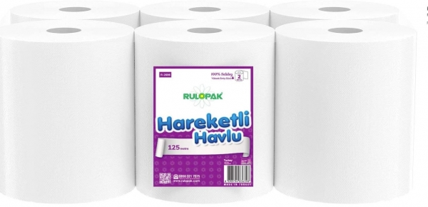 Rulopak 21 cm Hareketli Kağıt Havlu 6 Rulo