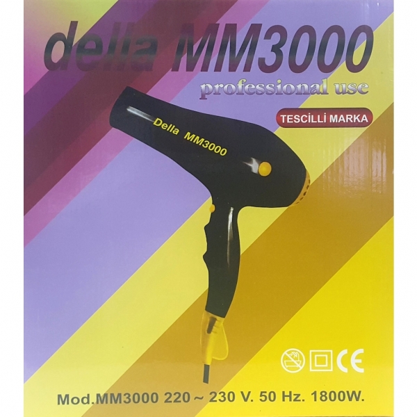 Della MM 3000 Saç Kurutma Makinesi